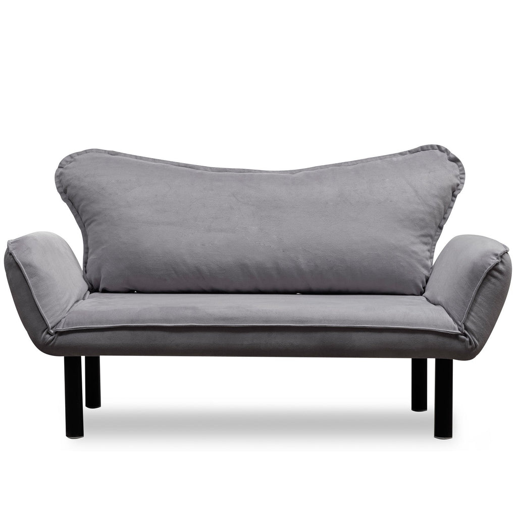 Sofá Cama "Chatto" – Cinzento – 180x65x70 cm – Design Moderno - A minha loja