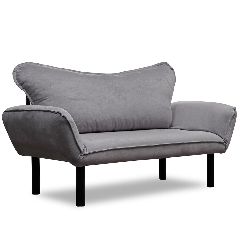 Sofá Cama "Chatto" – Cinzento – 180x65x70 cm – Design Moderno - A minha loja