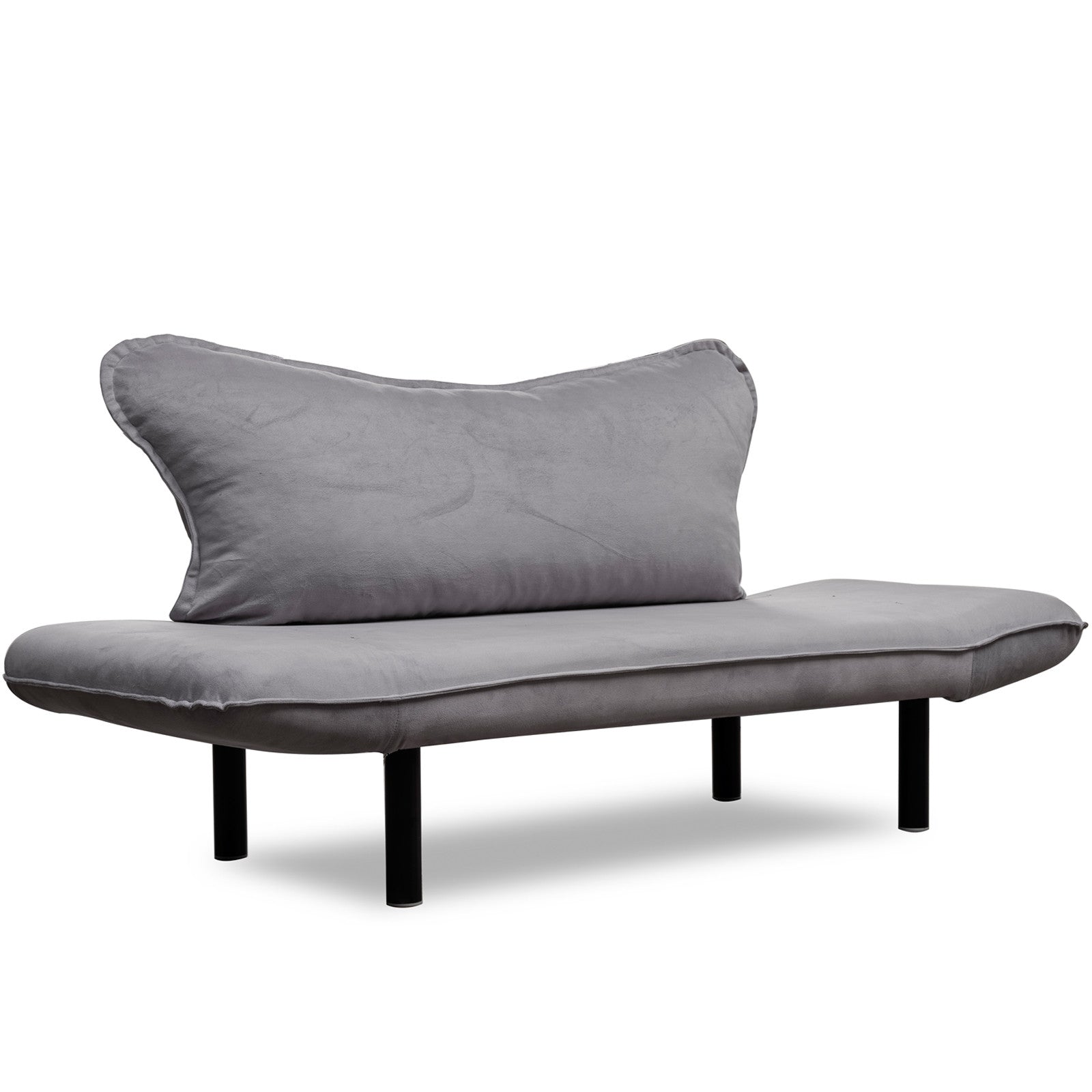 Sofá Cama "Chatto" – Cinzento – 180x65x70 cm – Design Moderno - A minha loja