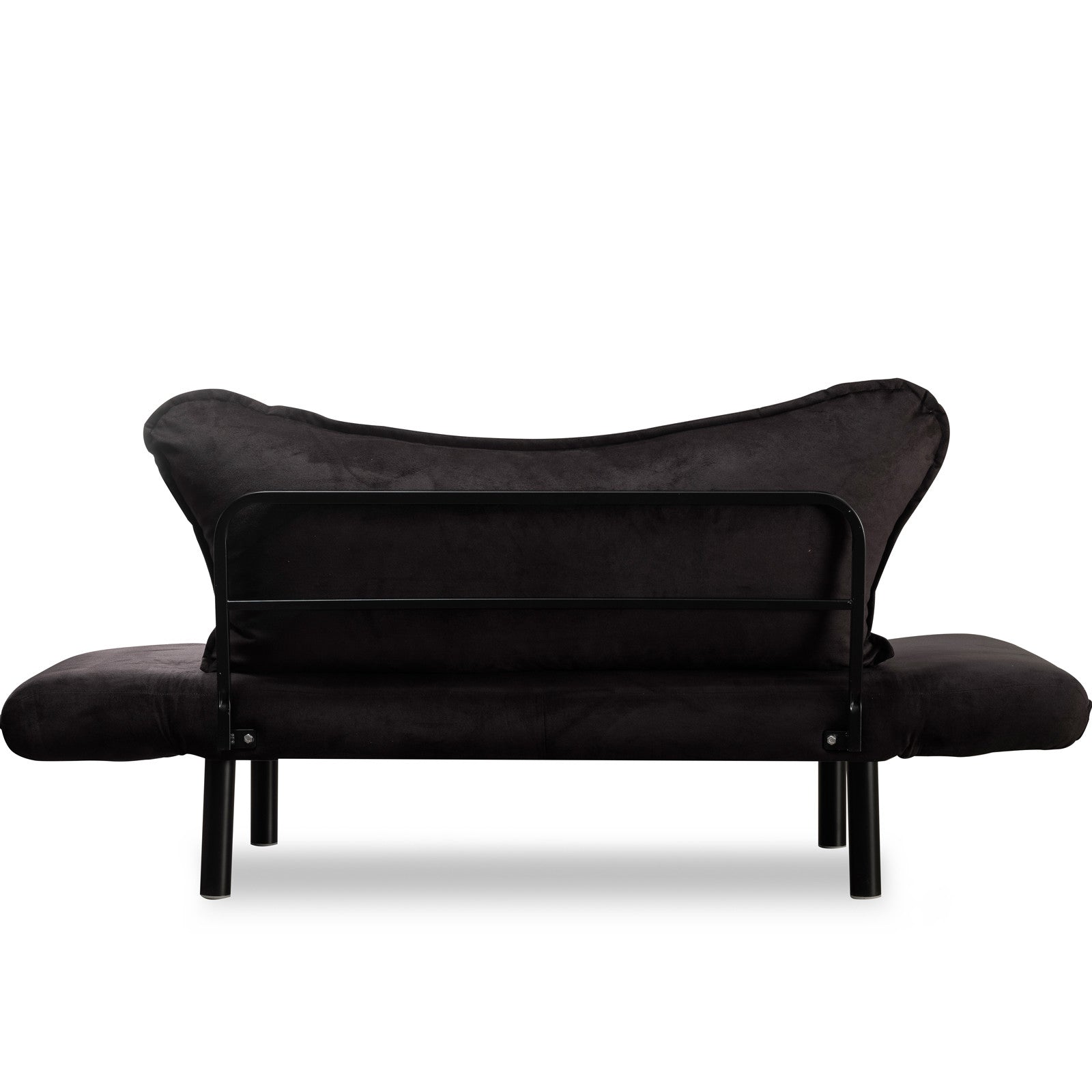 Sofá Cama "Chatto" – Preto – 180x65x70 cm – Design Moderno - A minha loja