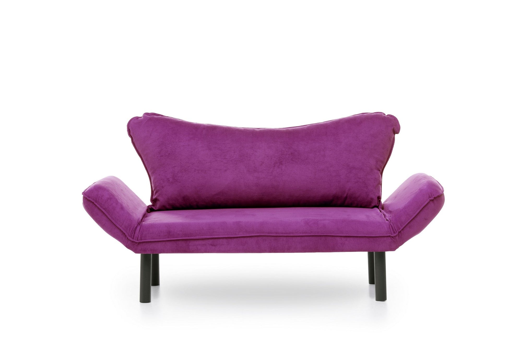 Sofá Cama "Chatto" – Roxo – 180x65x70 cm – Design Moderno - A minha loja