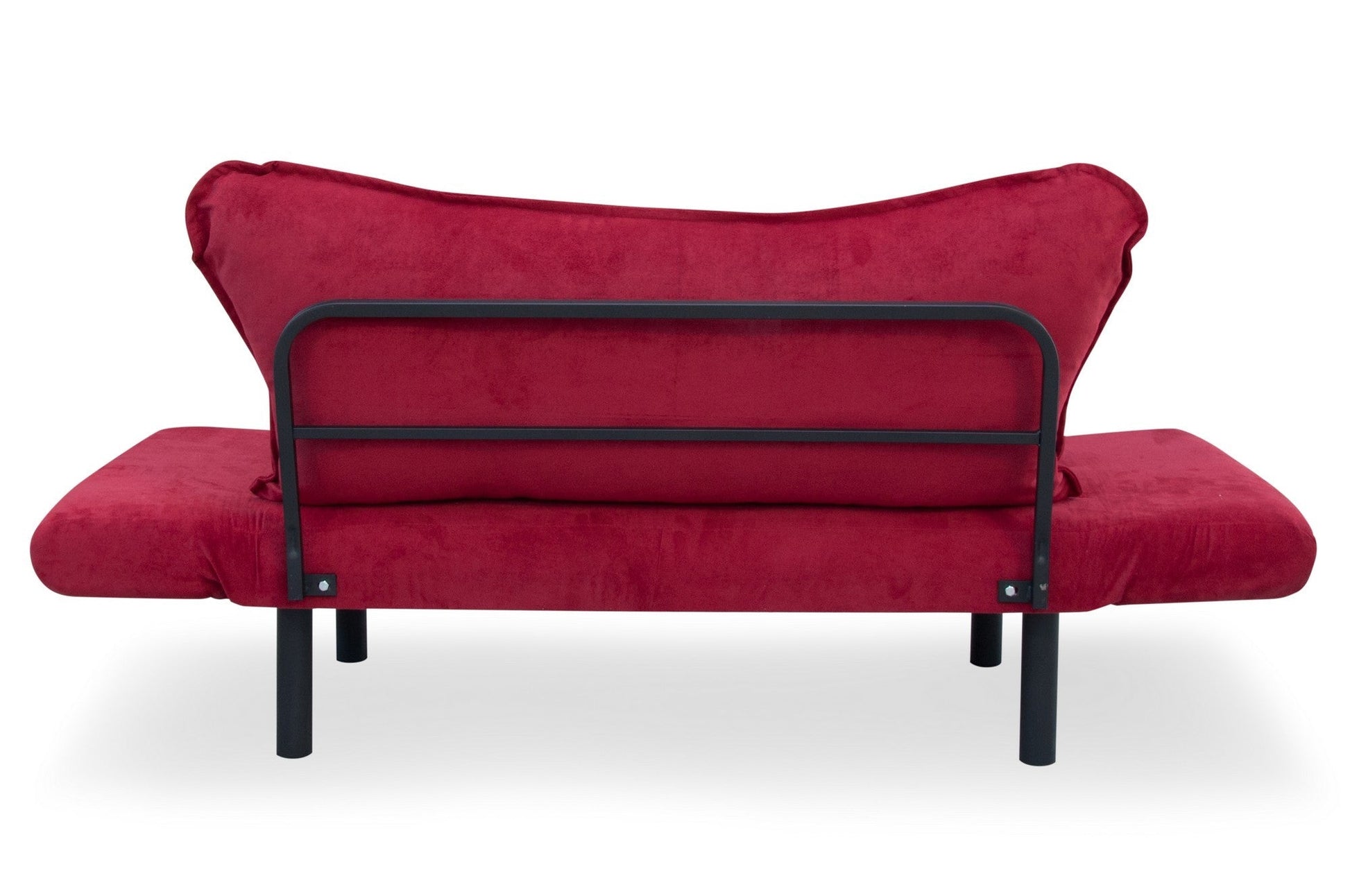 Sofá Cama "Chatto" – Vermelho Tinto – 180x65x70 cm – Design Moderno - A minha loja