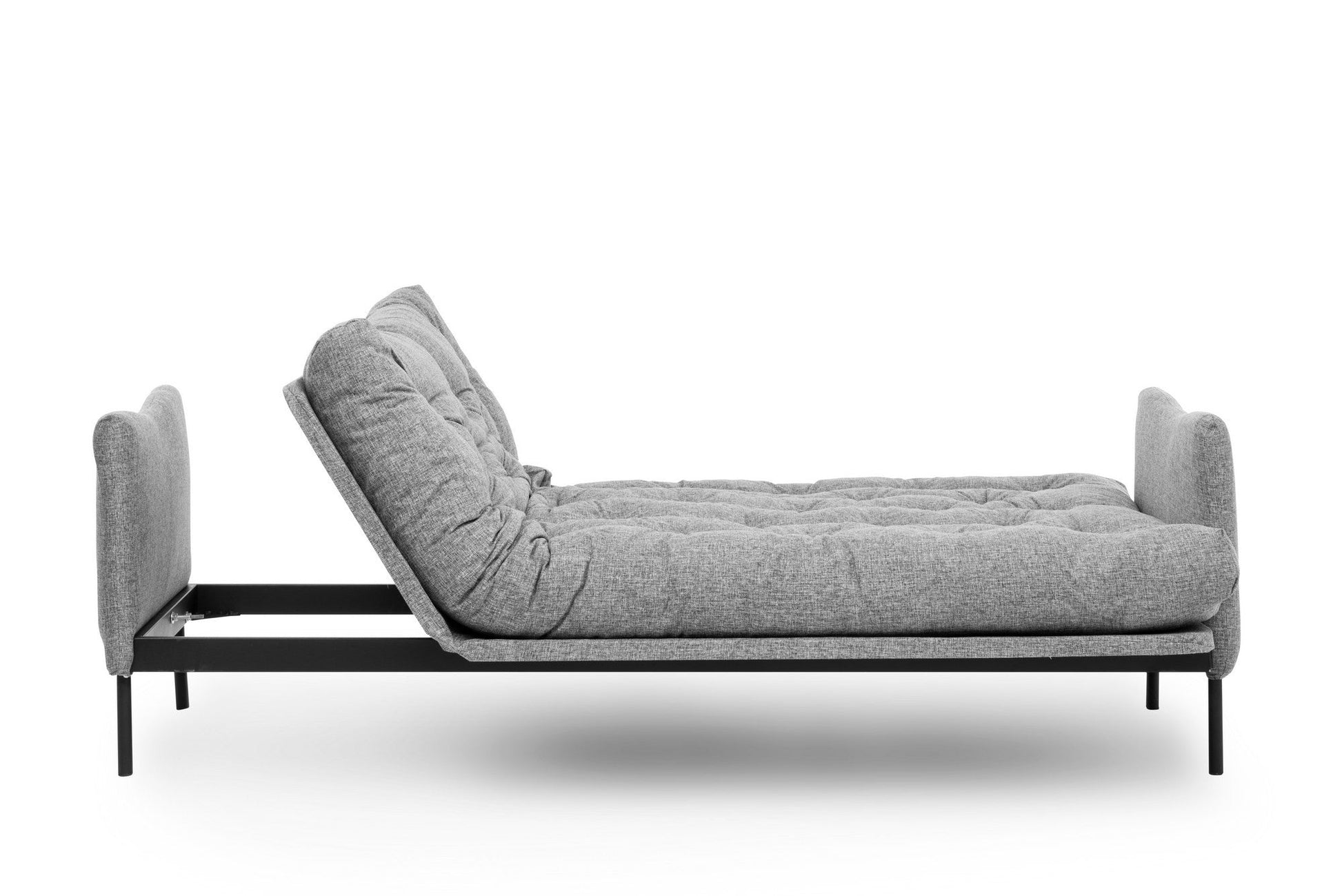Sofá Cama "Renge" com Encosto Ajustável – Cinzento Claro - 3 Lugares – Design Moderno - A minha loja
