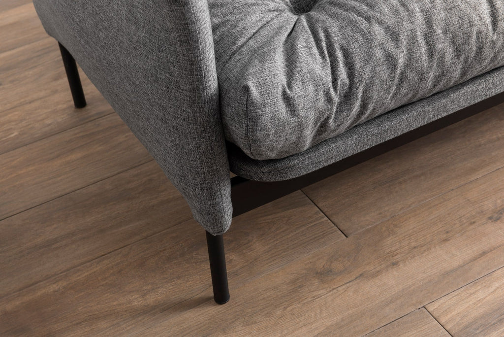Sofá Cama "Renge" com Encosto Ajustável – Cinzento Claro - 3 Lugares – Design Moderno - A minha loja