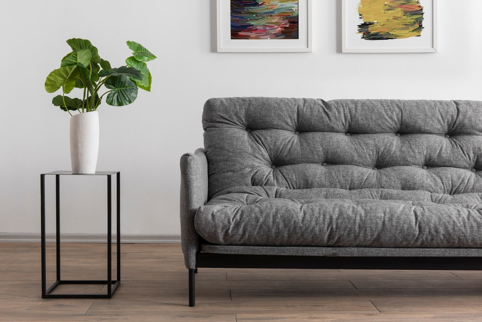 Sofá Cama "Renge" com Encosto Ajustável – Cinzento Claro - 3 Lugares – Design Moderno - A minha loja
