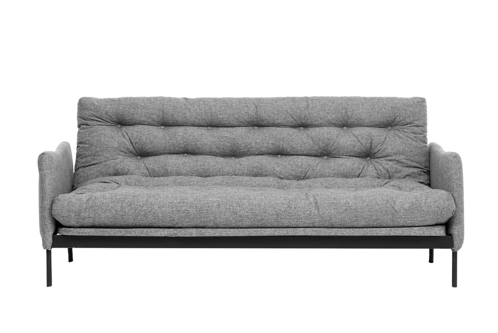 Sofá Cama "Renge" com Encosto Ajustável – Cinzento Claro - 3 Lugares – Design Moderno - A minha loja