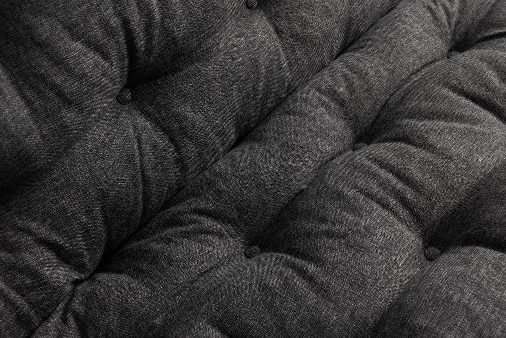 Sofá Cama "Renge" com Encosto Ajustável – Cinzento Escuro - 3 Lugares – Design Moderno - A minha loja