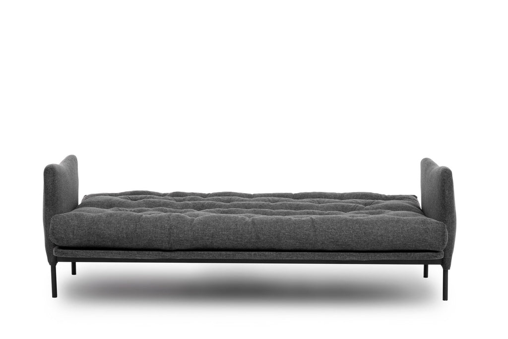 Sofá Cama "Renge" com Encosto Ajustável – Cinzento Escuro - 3 Lugares – Design Moderno - A minha loja