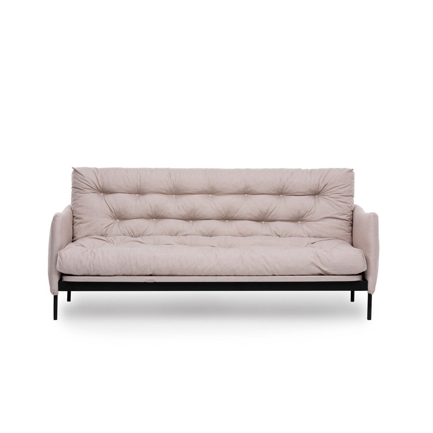 Sofá Cama "Renge" com Encosto Ajustável – Creme - 3 Lugares – Design Moderno - A minha loja