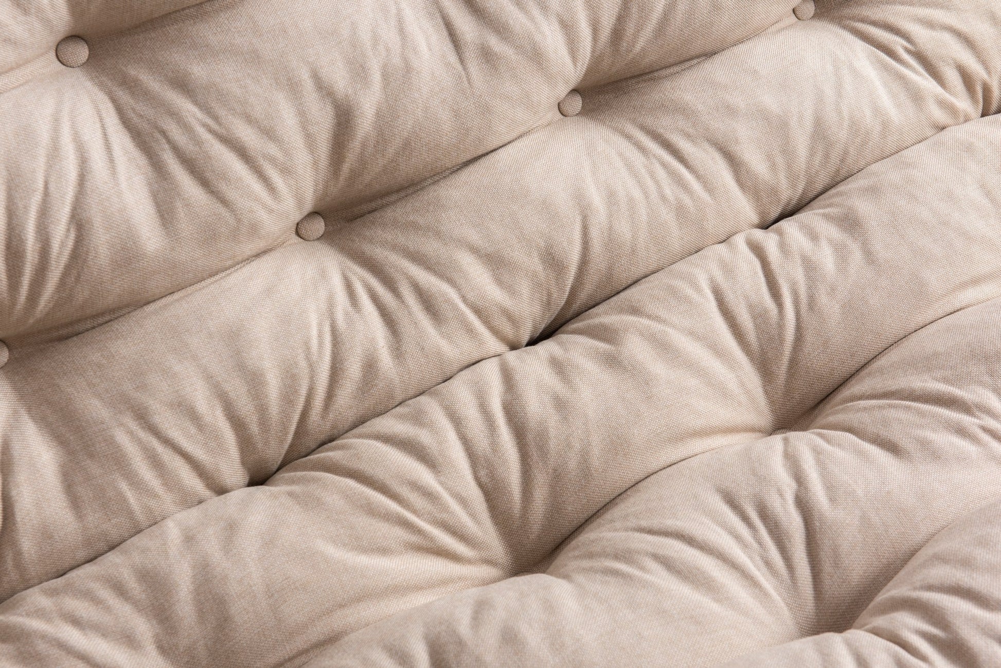 Sofá Cama "Renge" com Encosto Ajustável – Creme - 3 Lugares – Design Moderno - A minha loja
