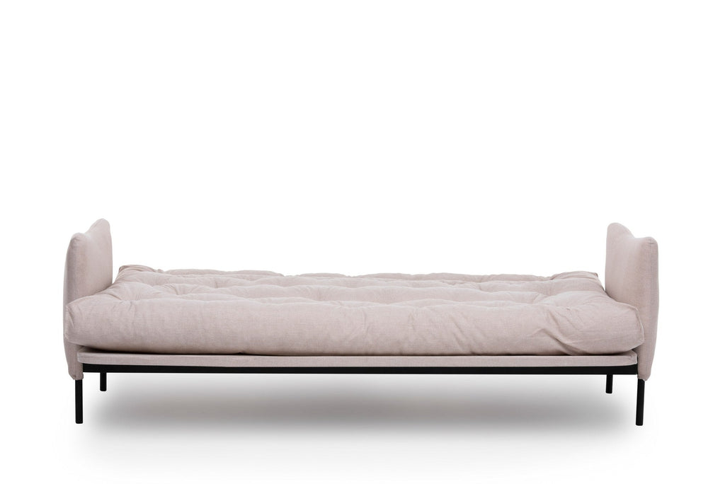 Sofá Cama "Renge" com Encosto Ajustável – Creme - 3 Lugares – Design Moderno - A minha loja