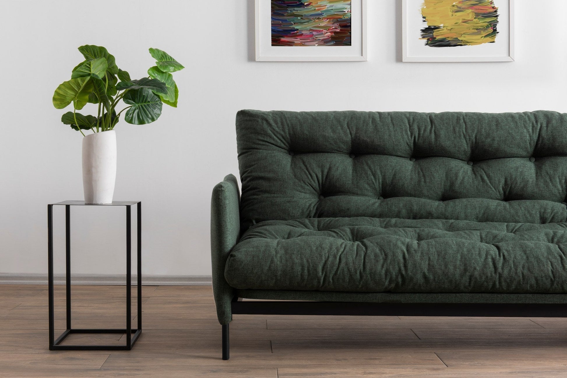 Sofá Cama "Renge" com Encosto Ajustável – Verde, 3 Lugares – Design Moderno - A minha loja