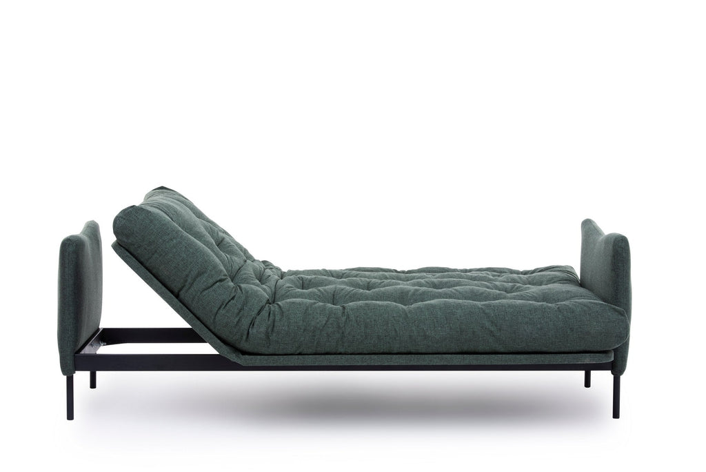 Sofá Cama "Renge" com Encosto Ajustável – Verde, 3 Lugares – Design Moderno - A minha loja