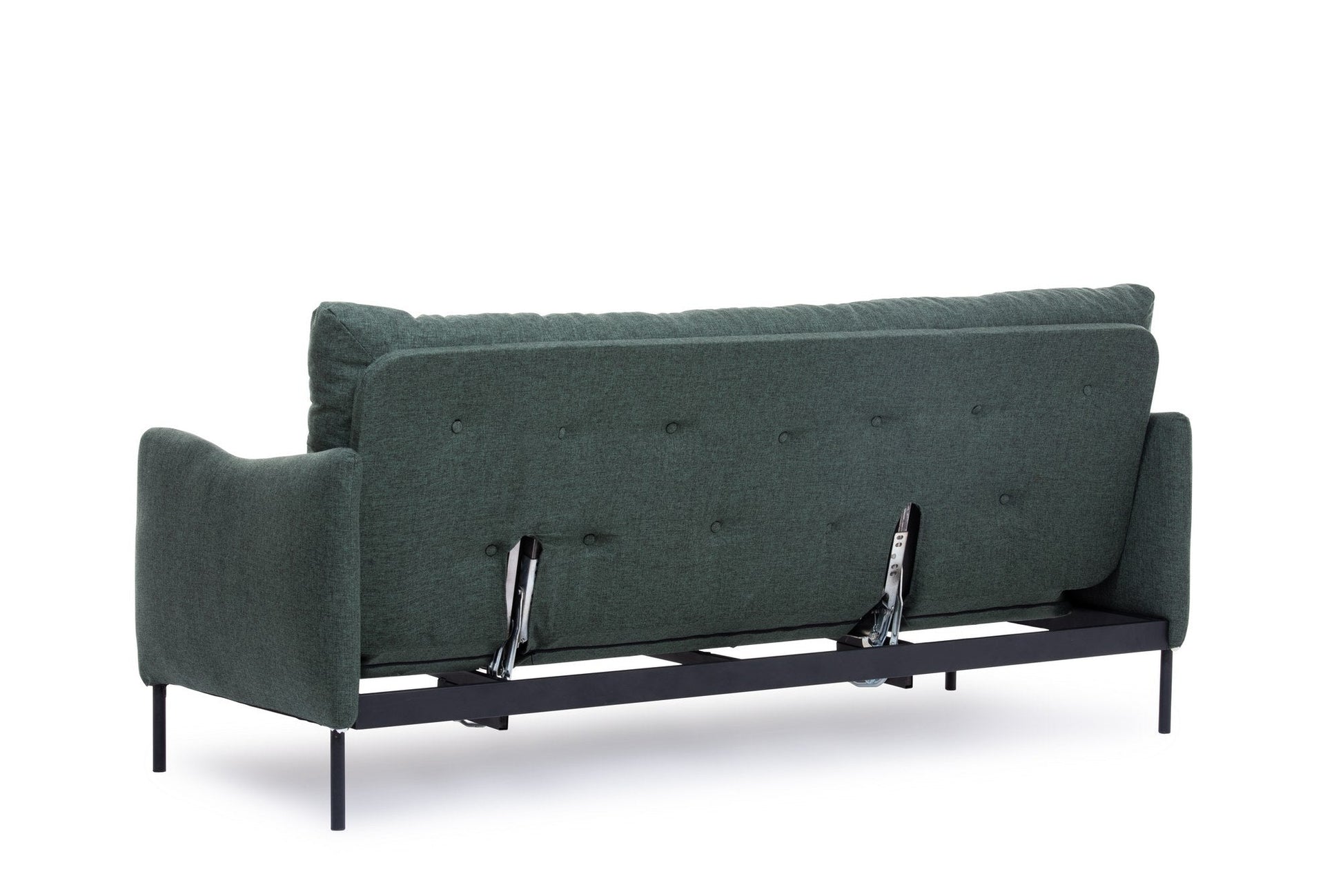 Sofá Cama "Renge" com Encosto Ajustável – Verde, 3 Lugares – Design Moderno - A minha loja