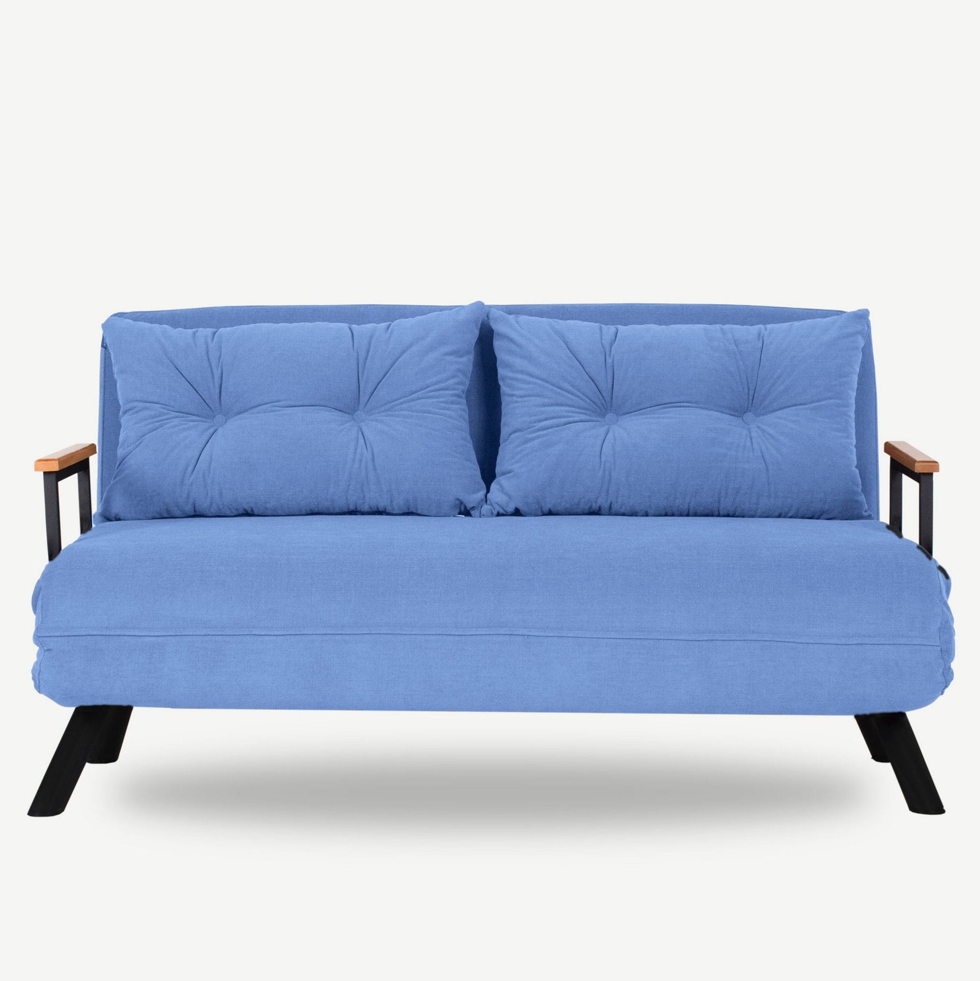 Sofá Cama "Versa" – Azul – 175x133 cm – Design Moderno e Versátil - A minha loja