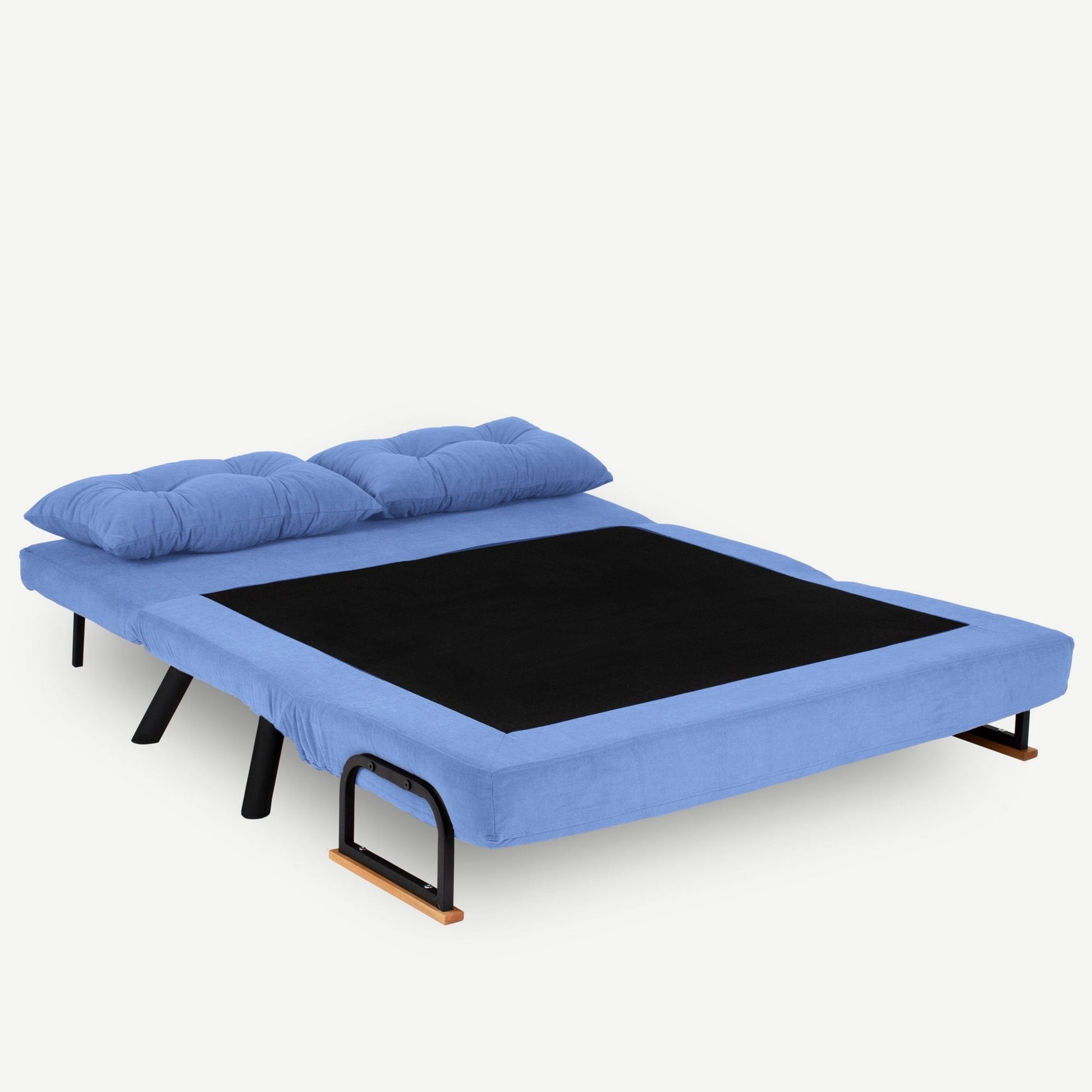 Sofá Cama "Versa" – Azul – 175x133 cm – Design Moderno e Versátil - A minha loja