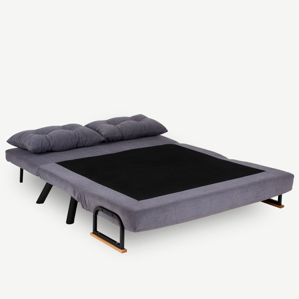 Sofá Cama "Versa" – Cinzento – 175x133 cm – Design Moderno e Versátil - A minha loja