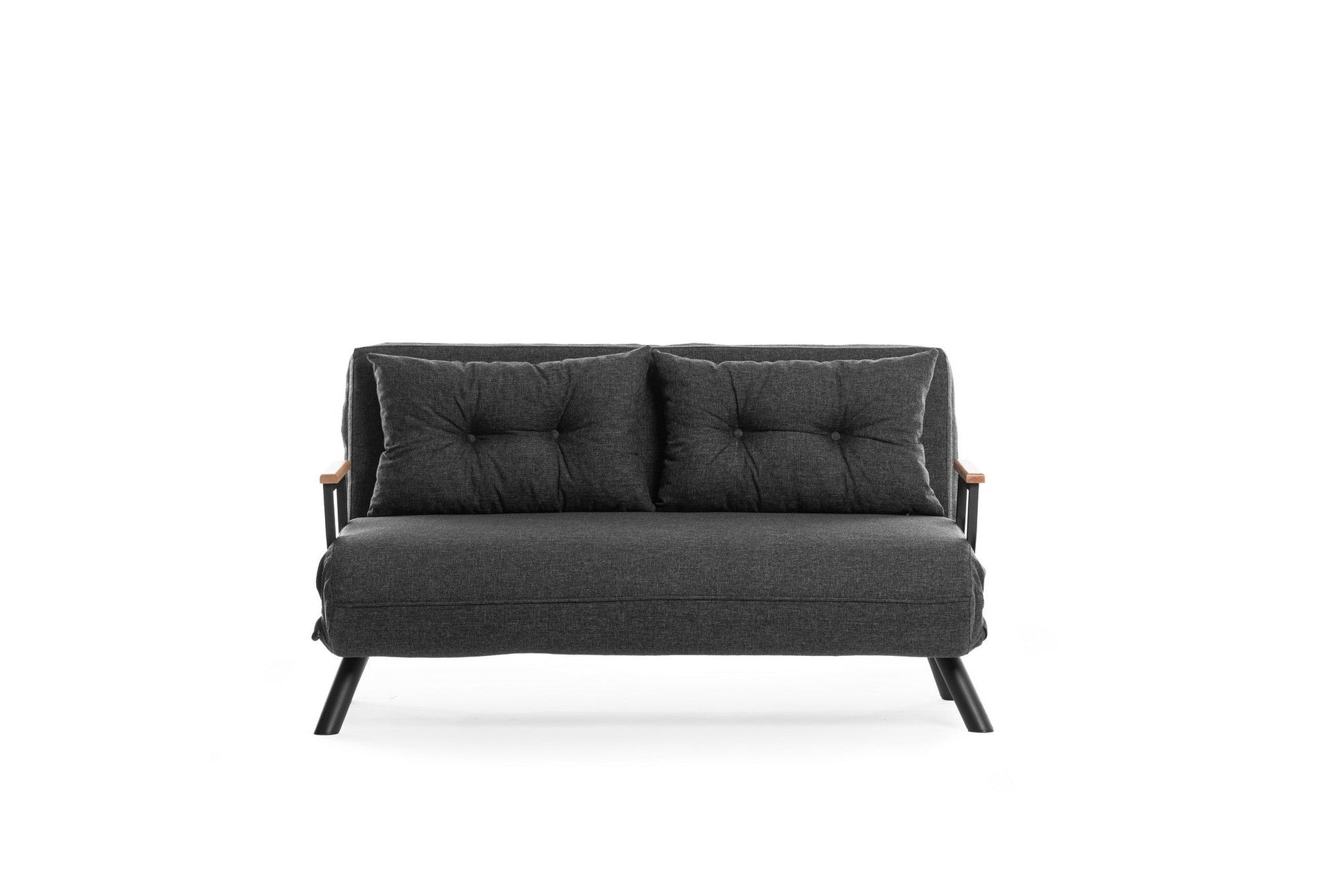 Sofá Cama "Versa" – Cinzento Escuro – 175x133 cm – Design Moderno e Versátil - A minha loja