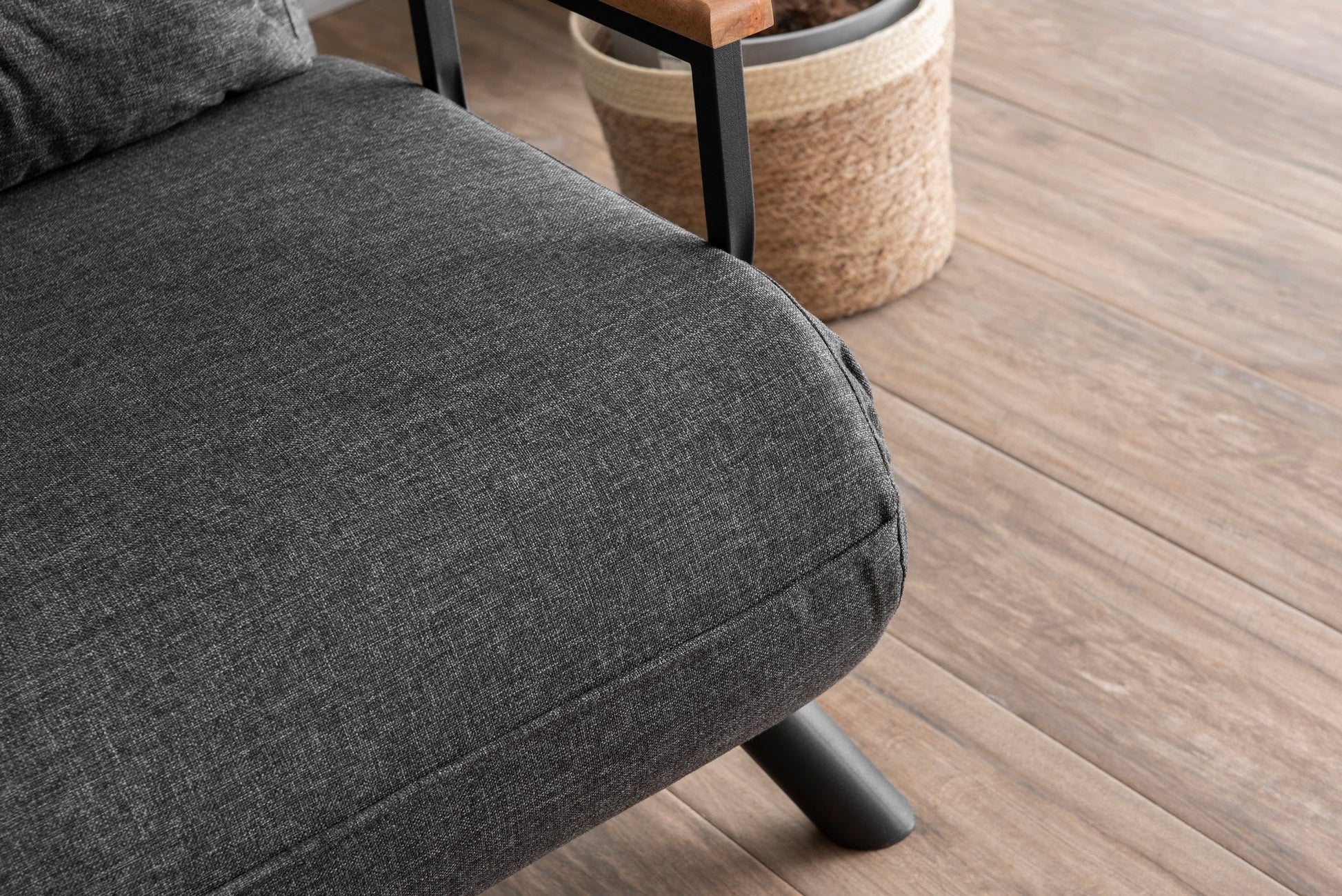 Sofá Cama "Versa" – Cinzento Escuro – 175x133 cm – Design Moderno e Versátil - A minha loja