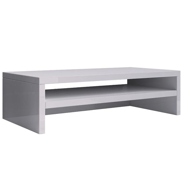 Suporte de Monitor Abby – 46x13 cm – Branco Brilho