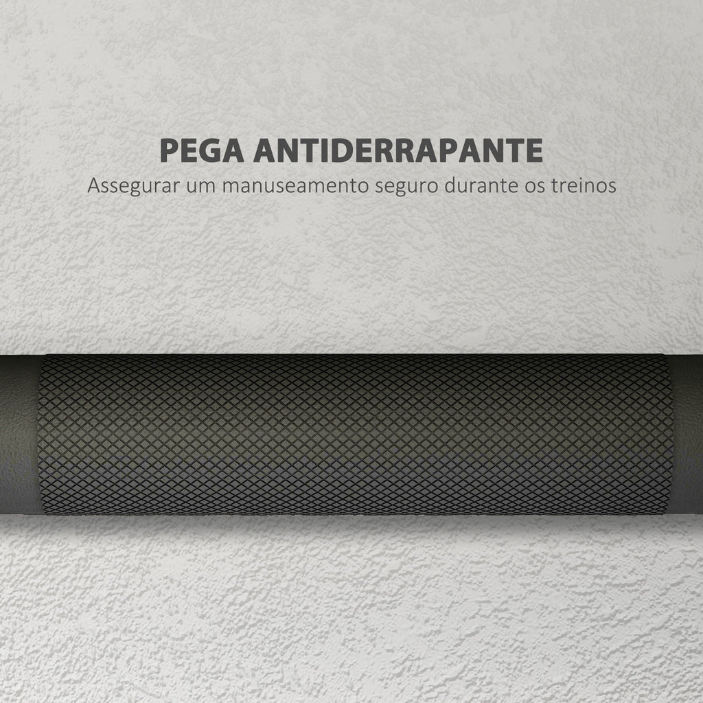 SPORTNOW Kit de Halteres 30 kg 2 em 1 Jogo de Pesos com Barra de Pesos Pega Antiderrapante para Treino de Força em Casa Ginásio Escritório Preto e Verde - A minha loja