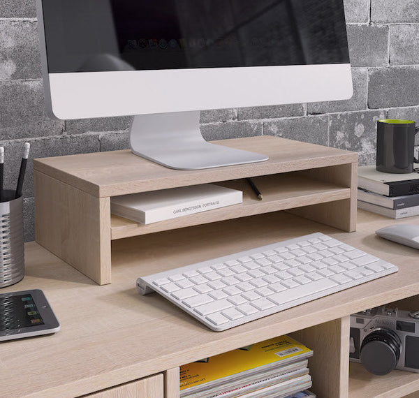 Suporte de Monitor Abby – 46x13 cm – Carvalho Sonoma Mate