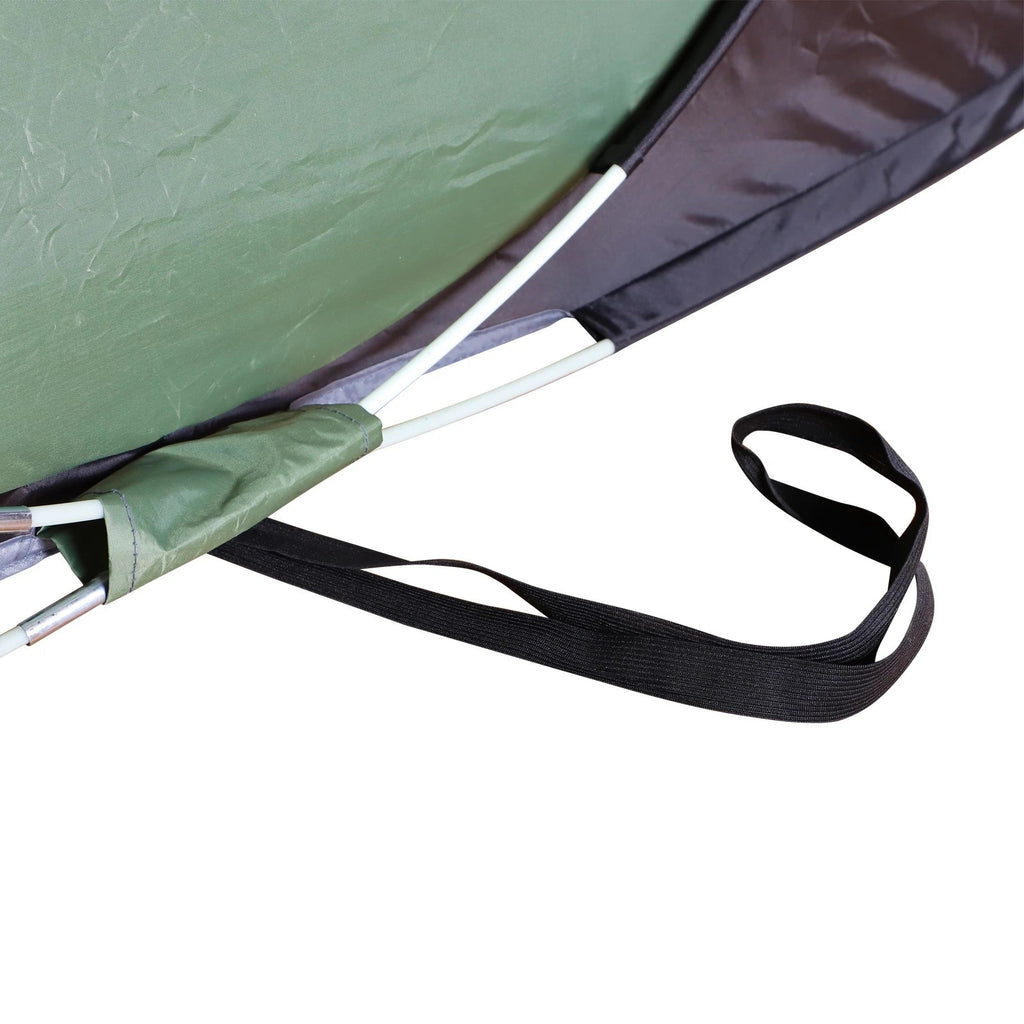 Tenda de Campismo Pop - Up para 2 Pessoas com Bolsa de Armazenamento Portátil – 250x150x100 cm – Verde e Preto - A minha loja