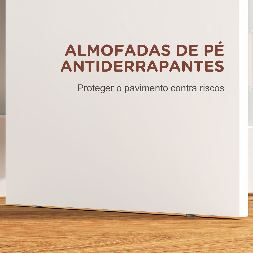 Toucador de Maquilhagem "Astrid" – 75x38x135 cm – Branco - A minha loja