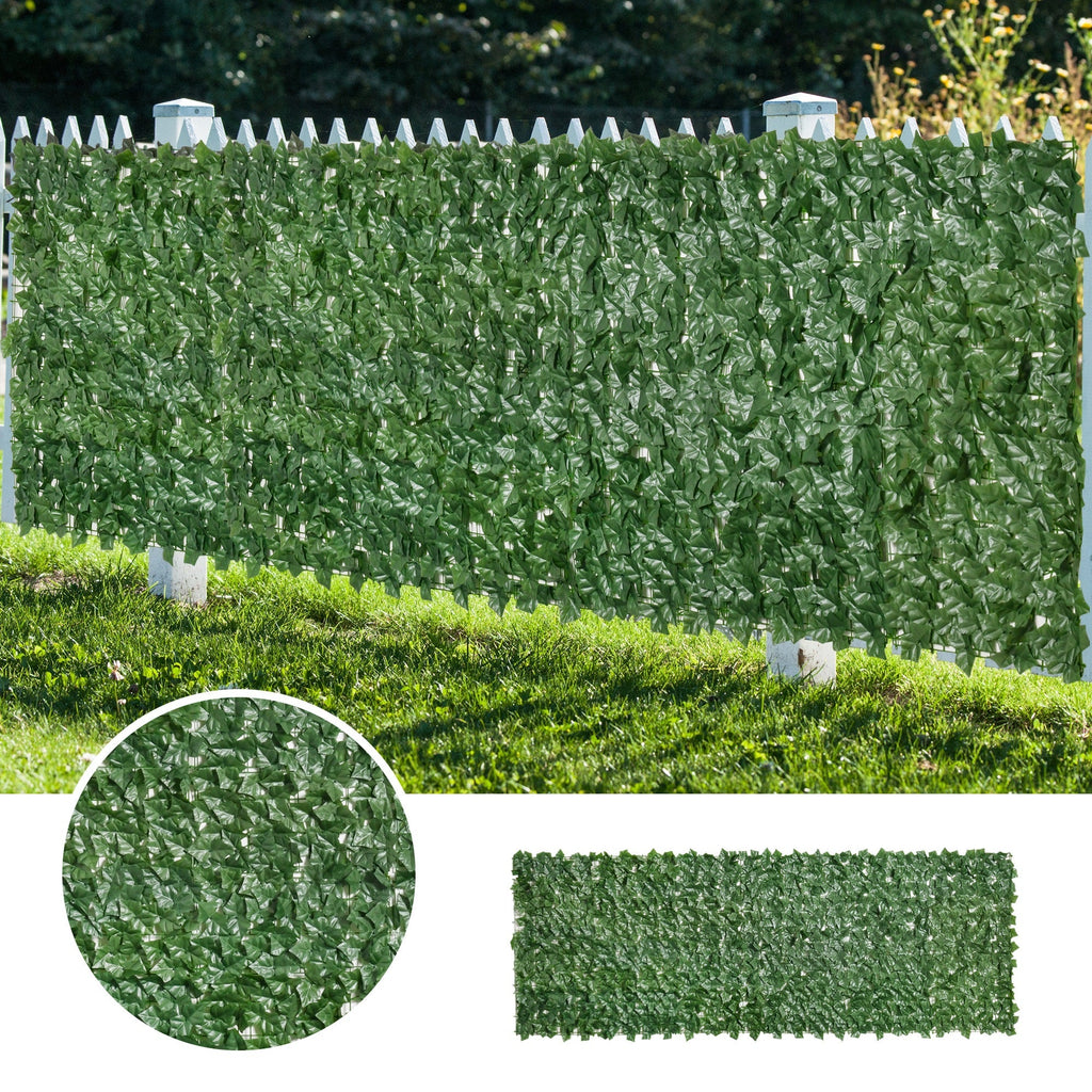 Vedação Artificial em Rolo 3m com Folhas de Batata Doce - PE Verde - 300x100 cm - A minha loja