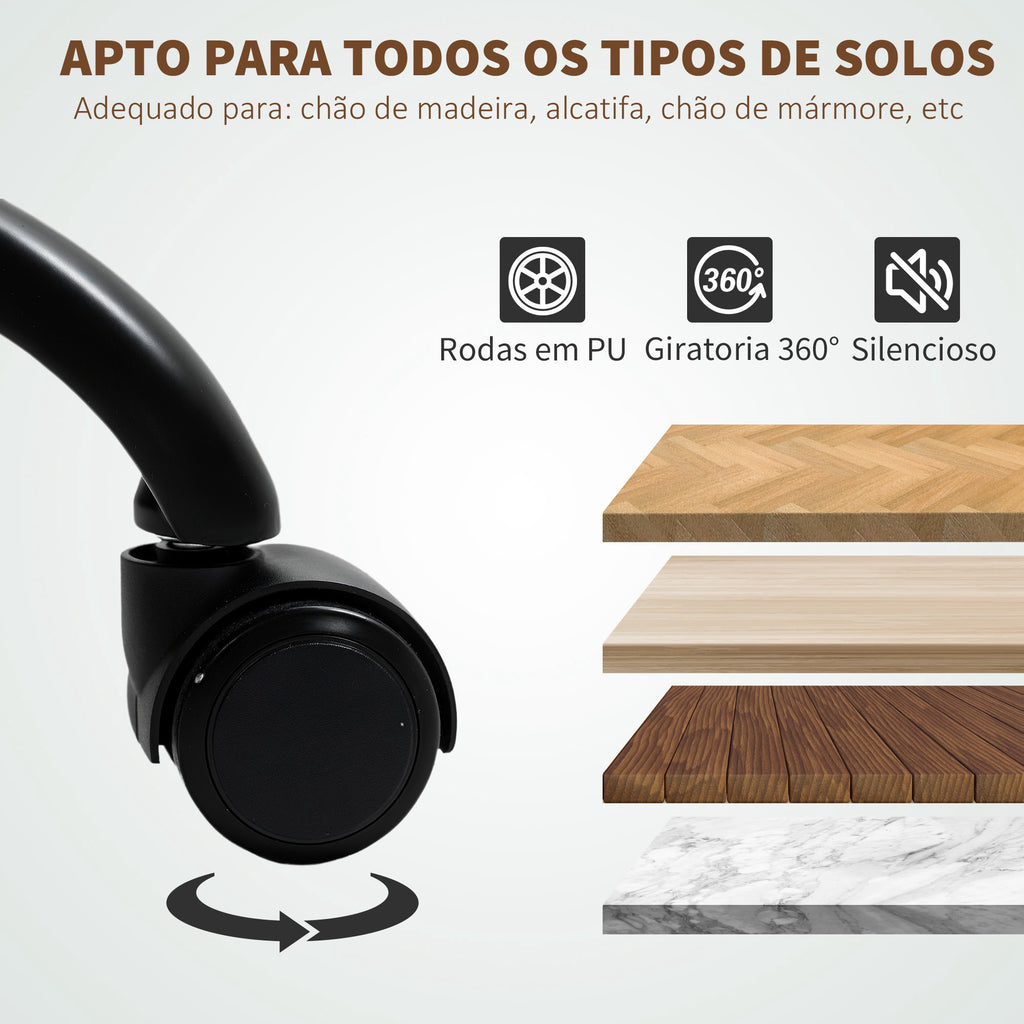 Cadeira de Escritório com Massagem Cadeira Giratória com Altura Ajustável Função de Aquecimento Apoios de Braços Rebatíveis Encosto Alto e Controlo Remoto 66x67x113-121 cm Cinzento