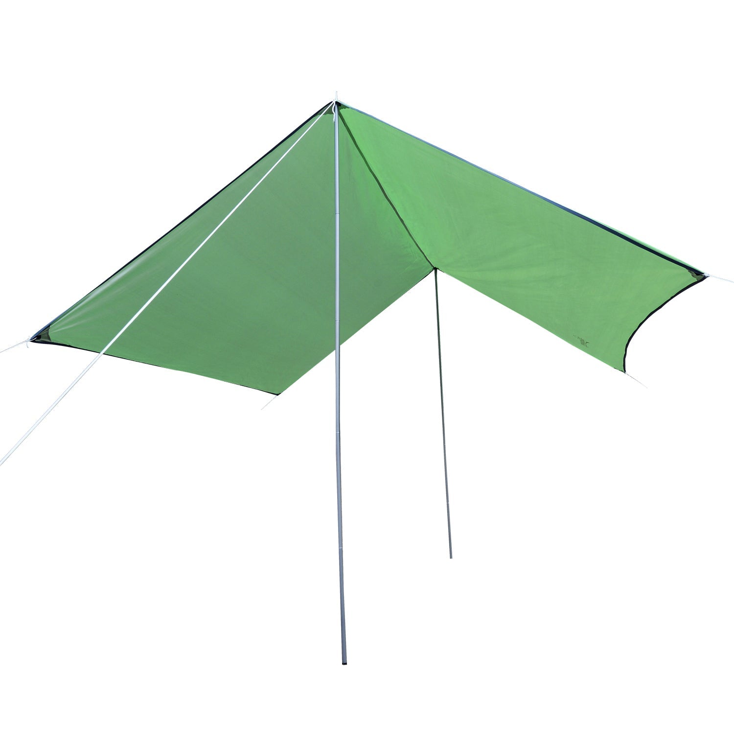 Abrigo de Campismo Portátil 300x292 cm Tenda de Campismo Impermeável com Proteção Solar para Praia Piquenique Exterior Verde