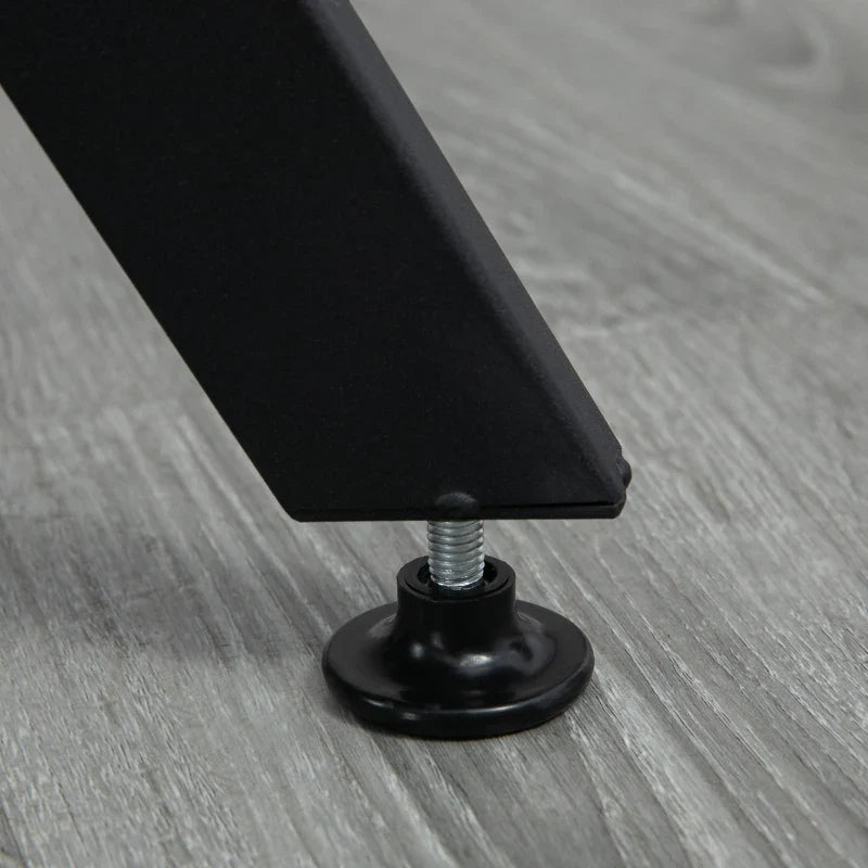 Mesa de Cozinha Redonda Mesa de Jantar Estilo Industrial com Bancada de Madeira e Estrutura de Aço para Sala de Jantar Carga 60kg Ø90x76 cm Marrom e Preto