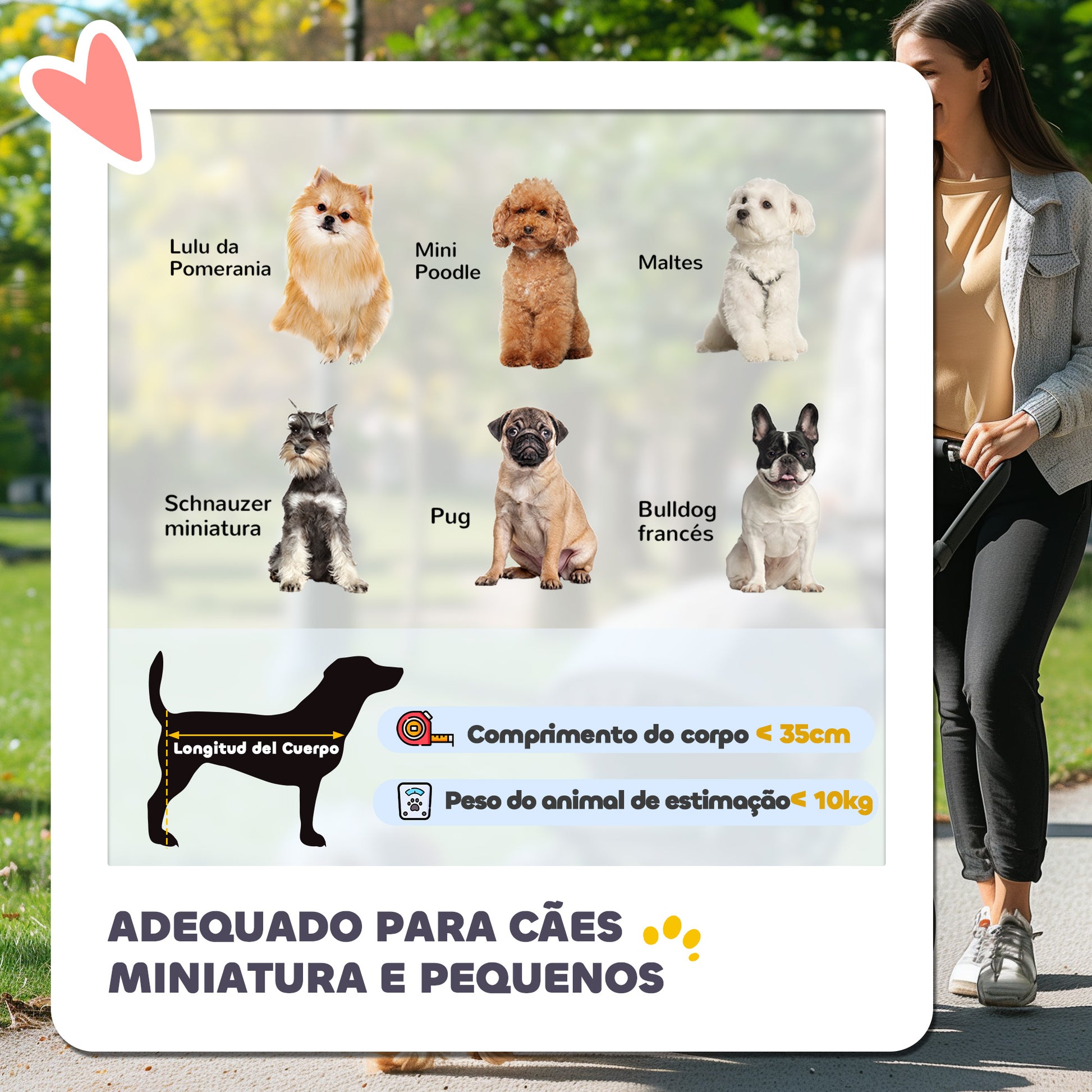 PawHut Carrinho de Passeio para Animais de Estimação Carrinho para Cães e Gatos Dobrável com Capô Ajustável Cesta de Armazenamento Suporte para Copos e Travão 75x45x97 cm Cinza