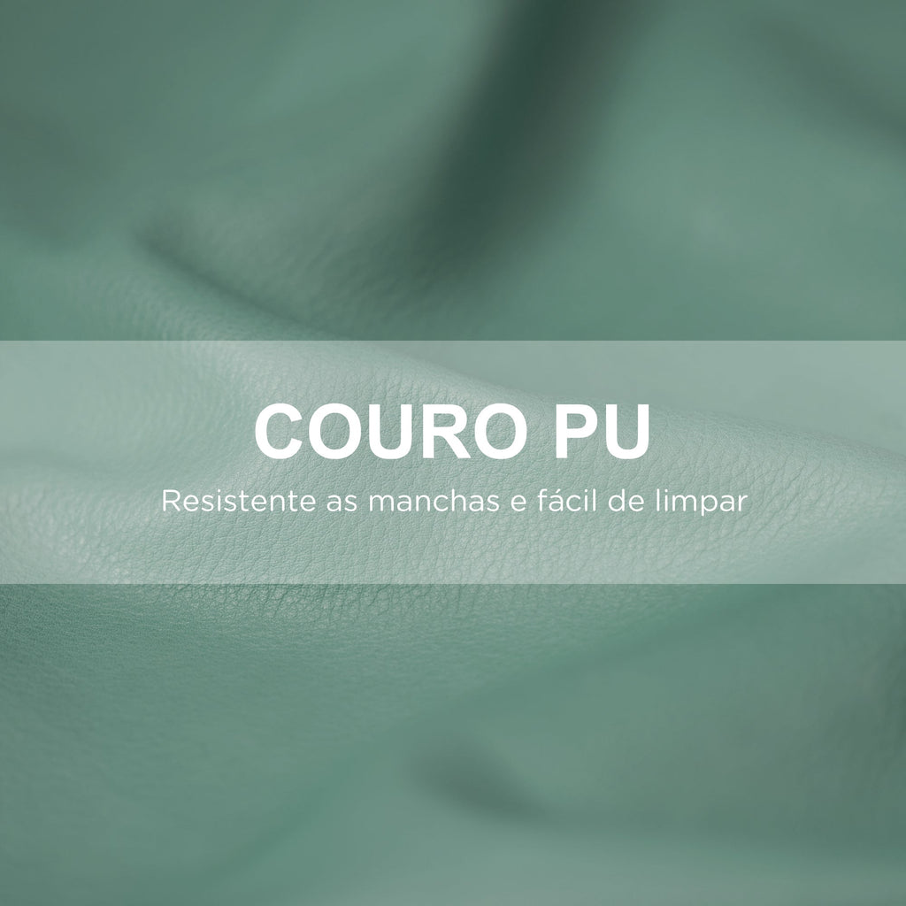 Poltrona Sala de Estar Poltrona Nórdica Poltrona Estofada em PU com Apoio para os Braços e Estrutura de Madeira de Borracha para Dormitório Carga 120 kg 73x70x80 cm Verde