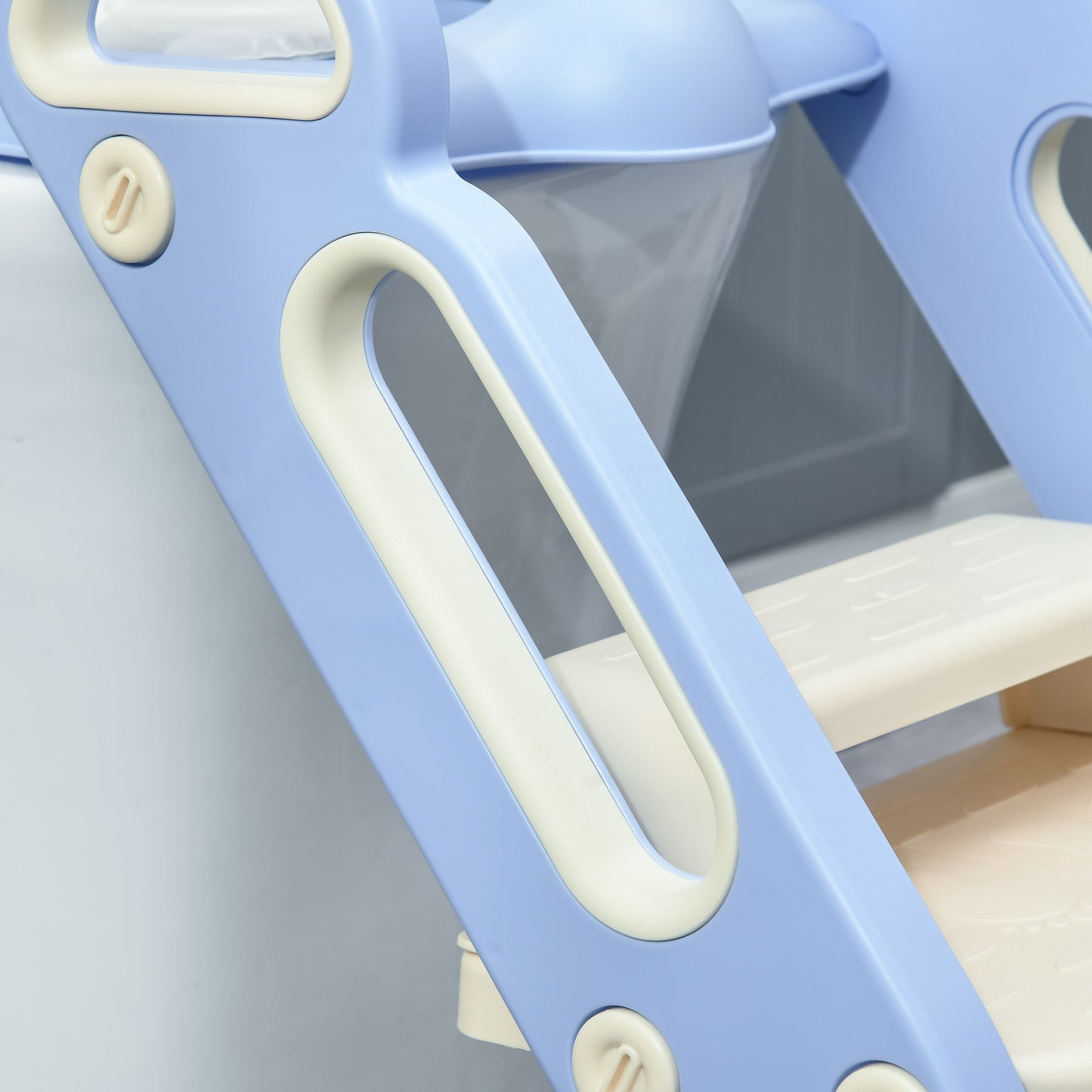 ZONEKIZ Redutor Sanita com Escada Adaptador Sanita para Crianças Dobrável para Casa de Banho Redutor de Sanita para Crianças de 2 - 6 Anos Portátil com Almofadas Antiderrapantes 67,9x42,8x51,5 cm Azul - A minha loja